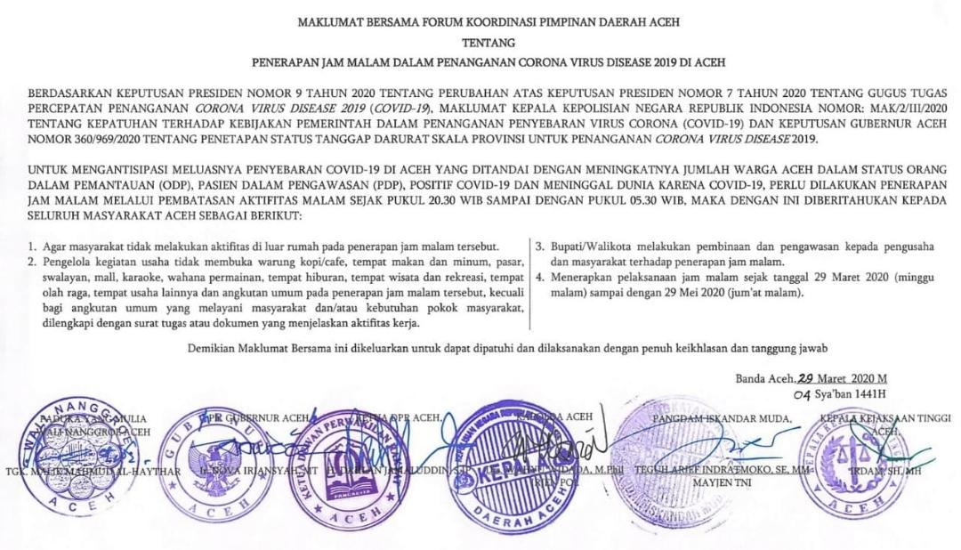 Pemerintah Aceh Bukan Persiapkan Kuburan Massal untuk Jenazah Covid-19