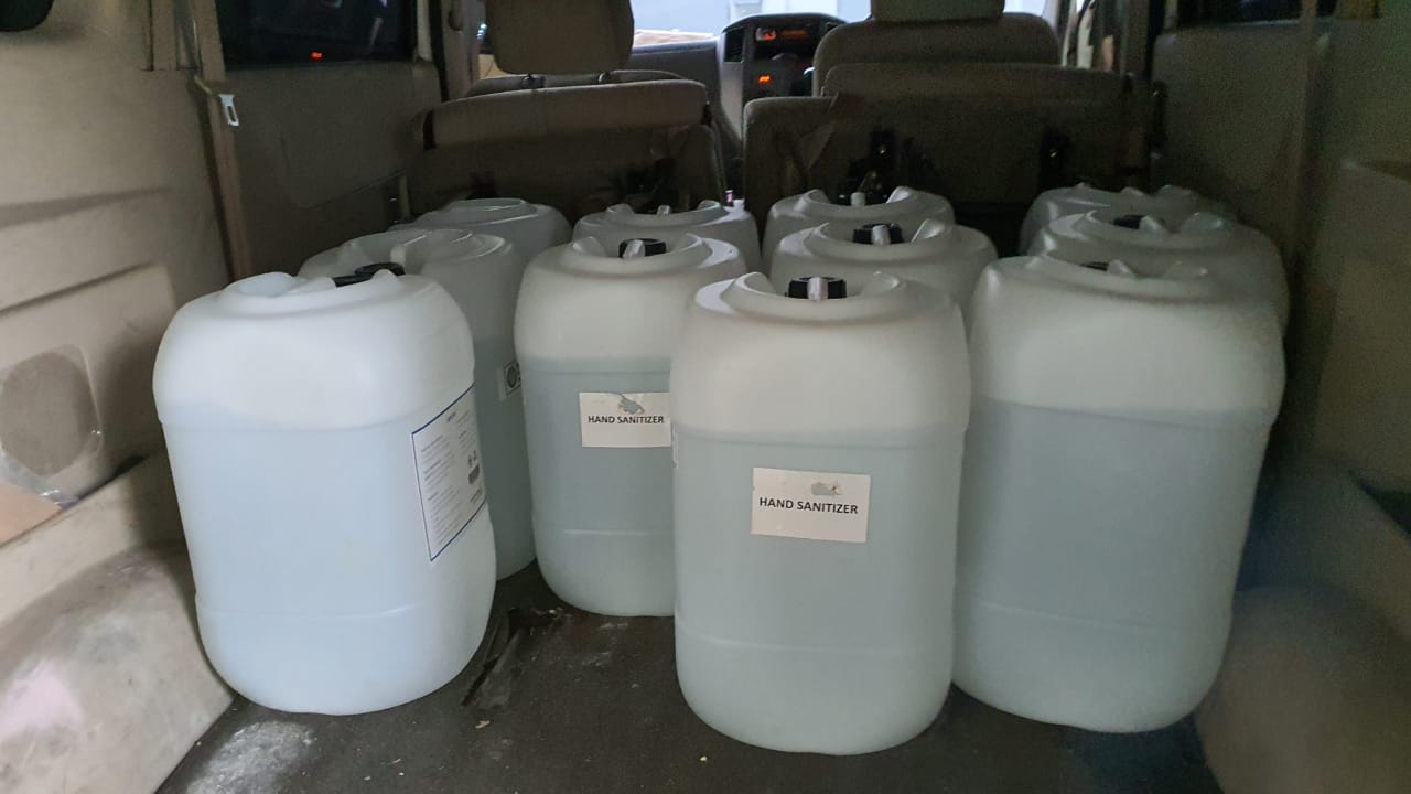 2 Ton Disinfektan dan 500 Kg Hand Sanitizer Dikirim ke Aceh