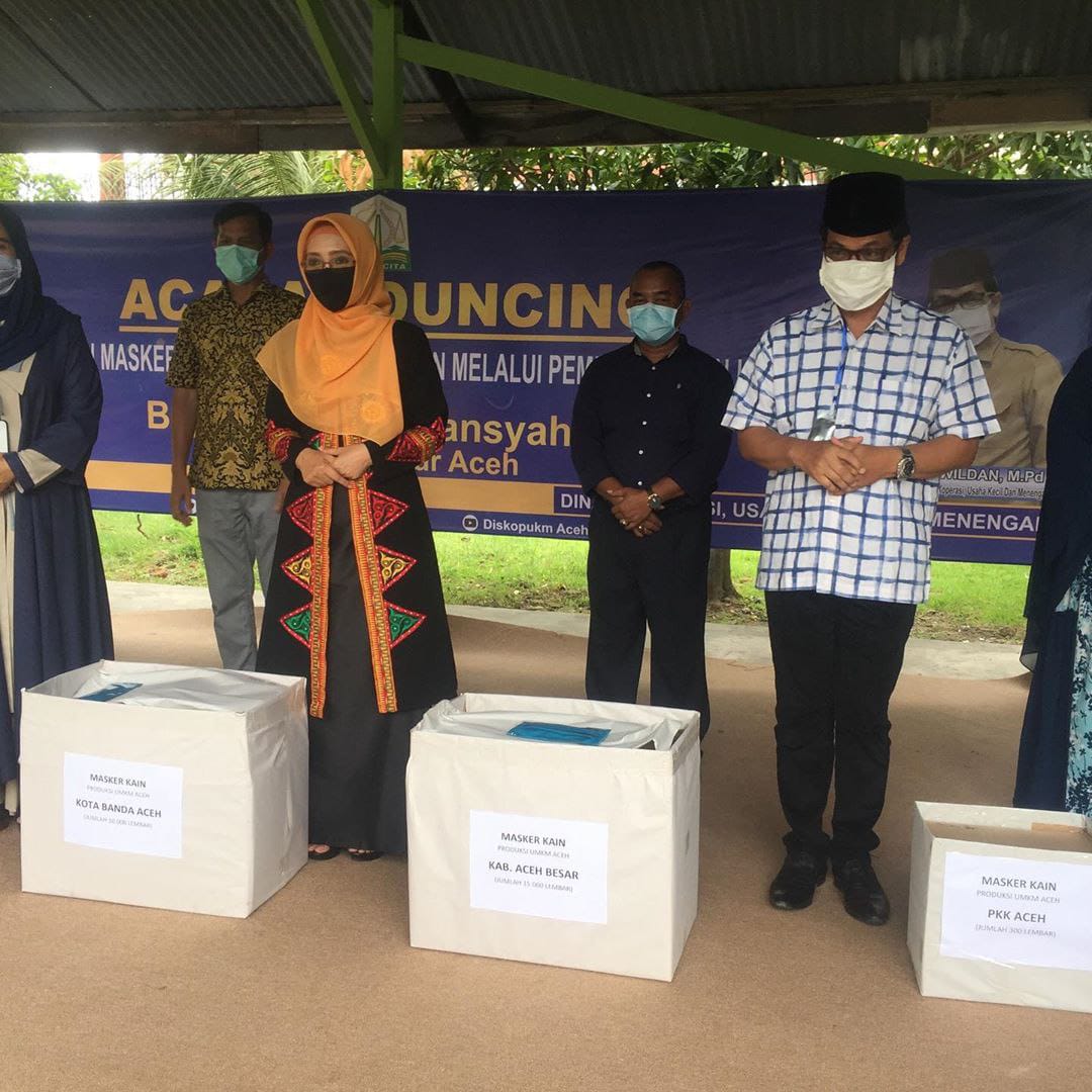 Pemerintah Aceh Mulai Salurkan Sejuta Masker