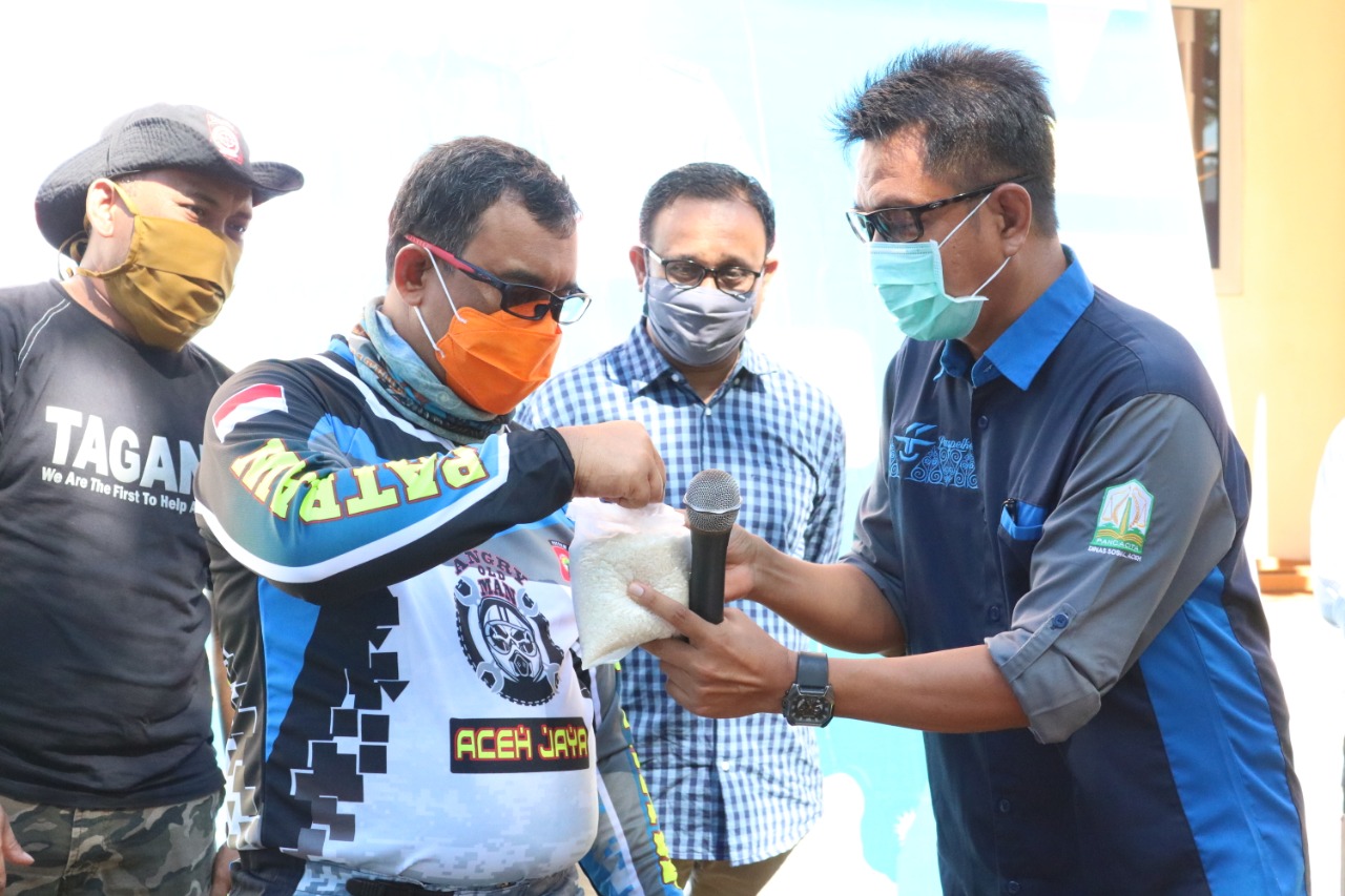 Aceh Jaya Terima 1.226 Paket Sembako dari Pemerintah Aceh