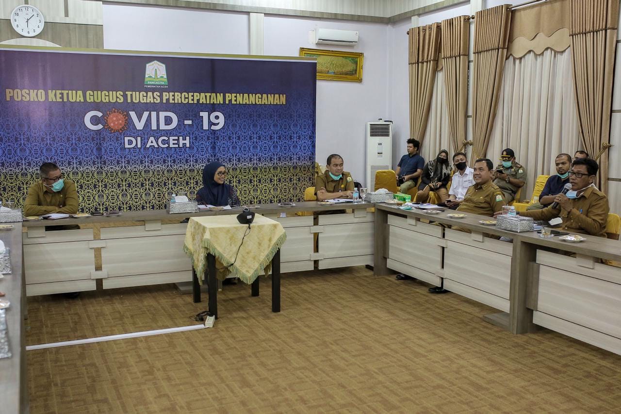 Pemerintah Aceh Siapkan Skema Protokol Berbelanja di Pasar