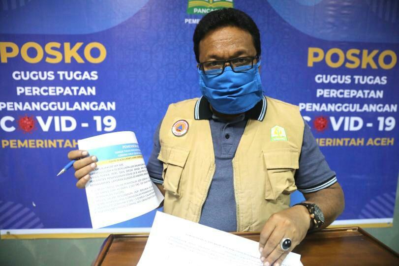 Update Covid-19 Aceh: ODP 1.342 orang, PDP 60