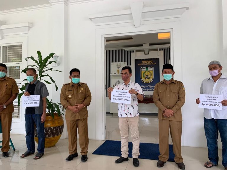 Disabilitas Terdampak Covid-19 di Banda Aceh Dibantu Rp4 Juta/Orang