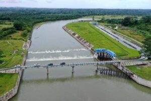 Irigasi Bendungan Lhok Guci di Kecamatan Pante Ceureumen Kabupaten Aceh Barat