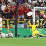 Laga Spanyol vs Jerman pada pertandingan kedua Grup E Piala Dunia 2022 berakhir imbang dengan skor 1-1 di Stadion Al Bayt, Al Khor, Qatar, Senin, 27 November 2022