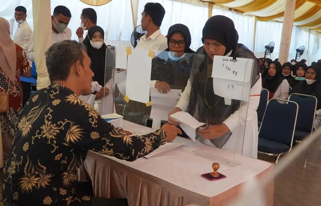 Sebanyak 9.738 orang calon PPPK di lingkungan Kanwil Kemenag Aceh mengikuti seleksi kompetensi di Banda Aceh
