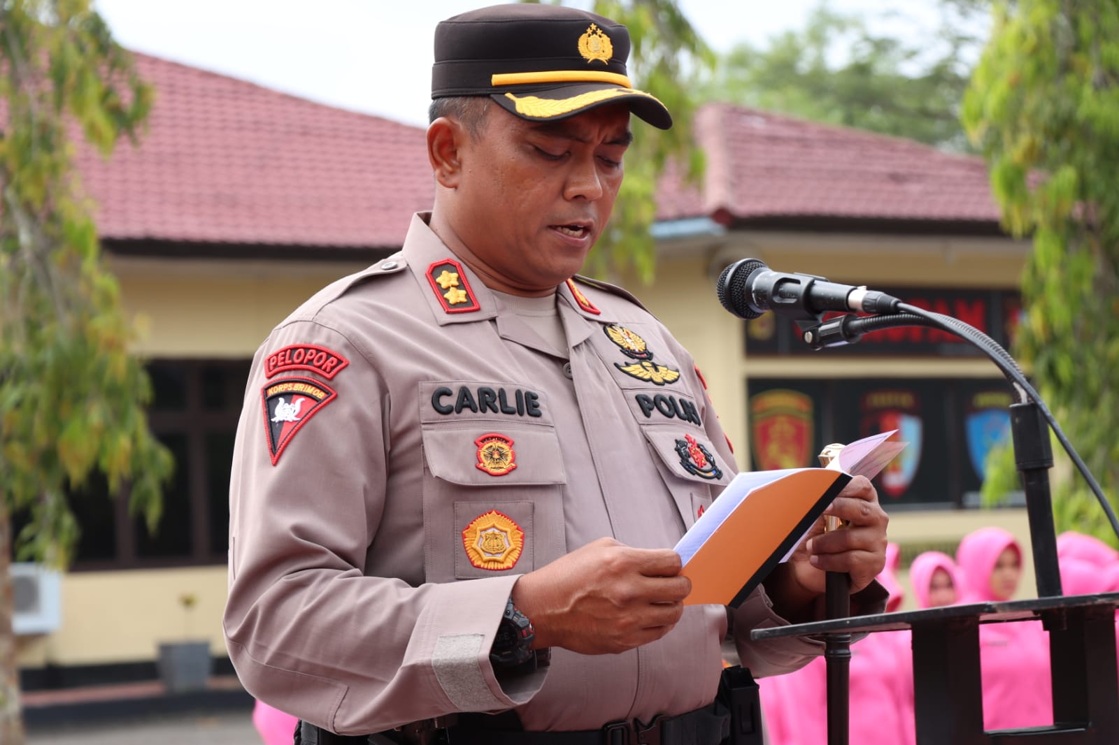 Kapolres Aceh Besar AKBP Carlie Saputra Bustamam