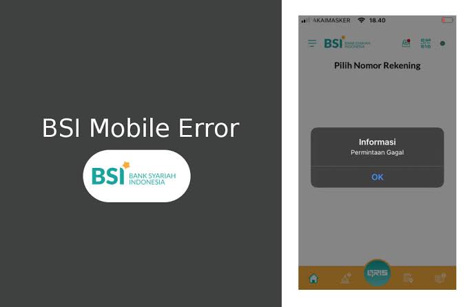 Bank Syariah Indonesia (BSI) menyampaikan permohonan maaf atas buruknya layanan terkait aplikasi BSI Mobile yang error sejak Senin pagi (8/5), serta transaksi nasabah melalui ATM tidak bisa dilakukan