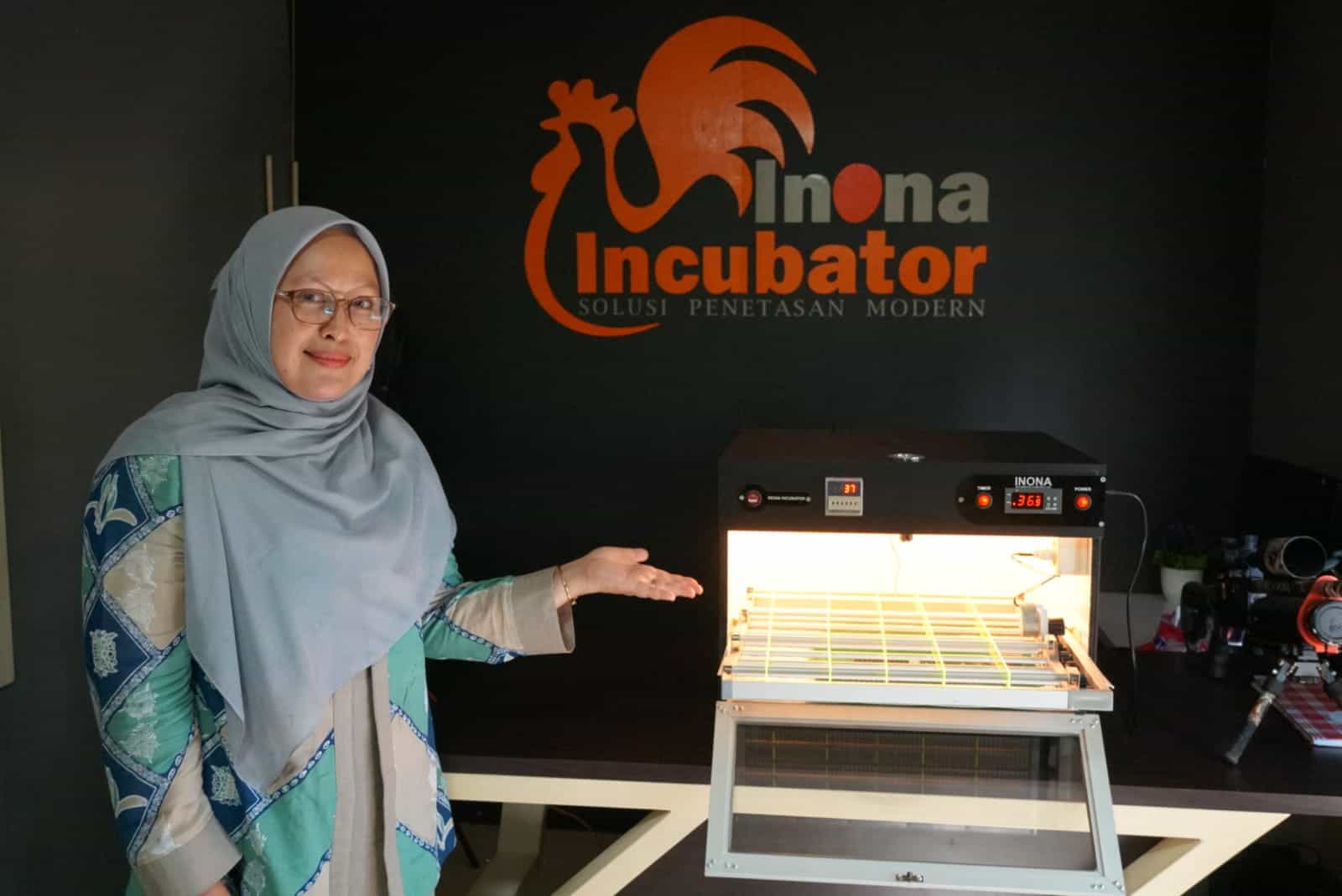 Mesin Penetas Telur Inona Incubator salah satu karya Inovasi TTG Aceh Besar yang akan ditampilkan pada event TTG ke-24 di Aceh Besar