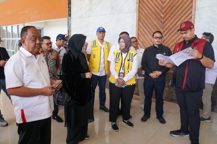 Menpora Dito Ariotedjo didampingi Ketua Umum KONI Pusat Marciano Norman Kamis pagi (3/8) meninjau beberapa venue yang nantinya akan dipersiapkan untuk penyelenggaraan PON XXI Aceh-Sumatera Utara Tahun 2024 di Provinsi Aceh. (Foto: Kemenpora)