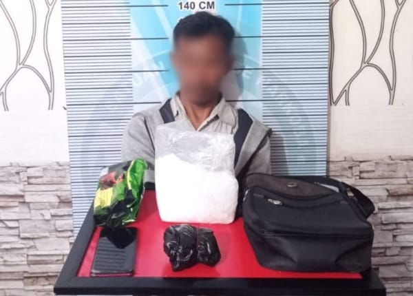 Pelaku pembawa paket Sabu 1 kg ditangkap polisi di Langsa