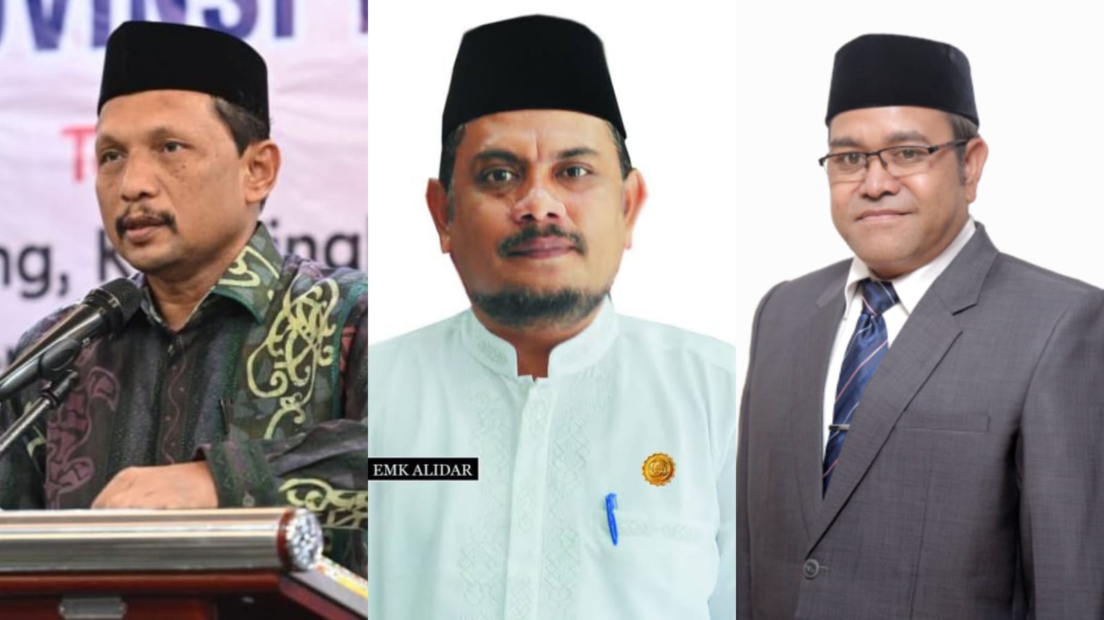 Tiga pejabat Pemerintah Aceh yakni M Jafar, EMK Alidar dan Amrizal J Prang dikembalikan ke kampus