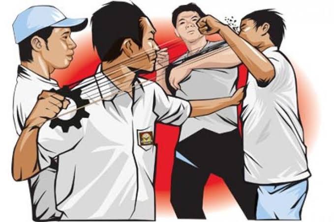 Ilustrasi pengeroyokan siswa