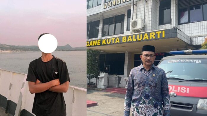 MR (20), pemuda asal Paya Bakong, Aceh Utara ditangkap Polsek Balaraja di kawasan Sentul Jaya, Balaraja, Tangerang, dan dijenguk Anggota DPD RI asal Aceh H Sudirman atau Haji Uma