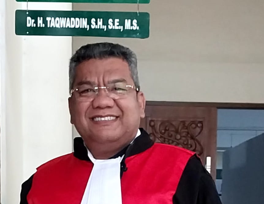 Dr Taqwaddin Husin, Hakim Humas Pengadilan Tinggi Banda Aceh