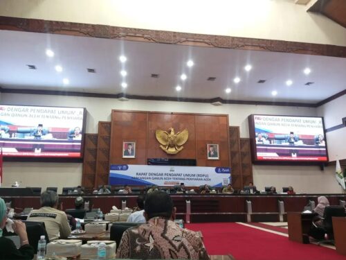 Rapat Dengar Pendapat Umum (RDPU) Rancangan Qanun Penyiaran, Kamis (9/11)