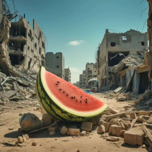Ramai soal buah semangka yang dijadikan sebagai simbol dukungan untuk Palestina, di tengah perang melawan Israel
