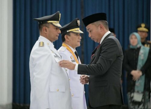Dr Imran dilantik menjadi Pj Bupati Subang, Jawa Barat, Selasa sore (19/12)
