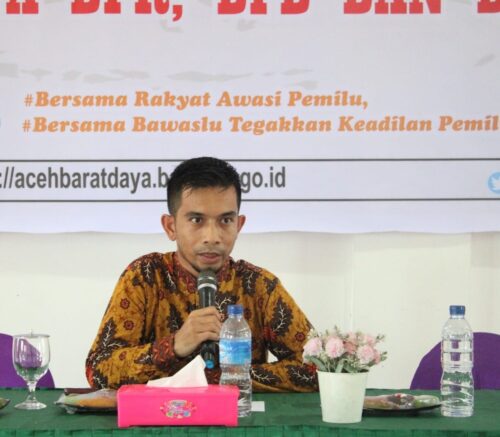 Koordinator Divisi Penanganan Pelanggaran dan Penyelesaian Sengketa Panwaslih Abdya, Rizwan