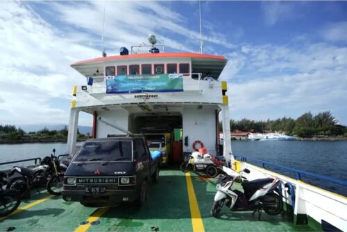 Pelayaran perdana penyeberangan perintis tahun 2024 dari Pulo Aceh dan Sabang oleh KMP Papuyu dimulai pada Kamis (18/1/2024)