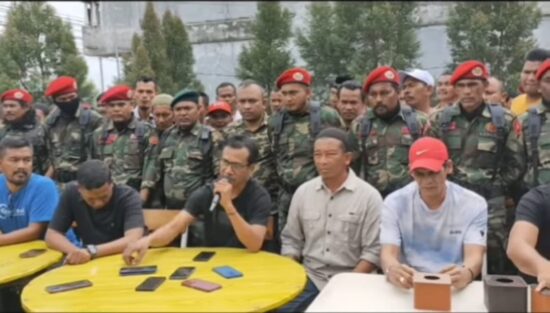 KPA Wilayah Kuta Pase dan Pase menggelar konferensi pers di Hotel Lido Graha Lhoskeumawe, Jum'at (19/1/2024) terkait pemukulan Caleg PKS oleh kader Partai Aceh di Simpang Keuramat Aceh Utara beberapa waktu lalu