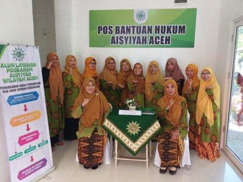 Pimpinan Wilayah Aisyiyah (PWA) Aceh meresmikan Kantor Pos Bantuan Hukum (Posbakum) di Sekretariat PWA, Jalan A. Majid Ibrahim, Merduati, Banda Aceh, Rabu (24/1)