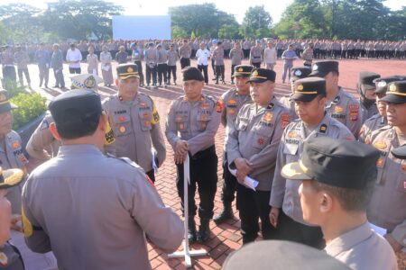 1.408 personel Polda Aceh siap Diserpas untuk mem-backup polres jajaran dalam mengamankan TPS pada Pemilu 2024