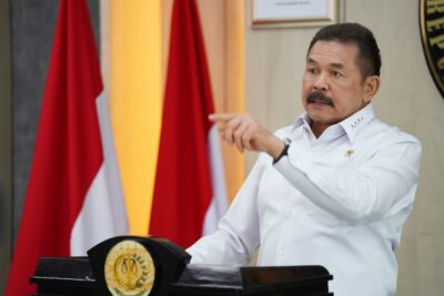 Jaksa Agung Sanitiar Burhanuddin memerintahkan jajarannya menjaga netralitas Pemilu 2024 menjelang pencoblosan pada Rabu 14 Februari (Foto: Dok. Kejaksaan Agung RI)