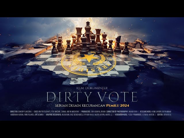 Film dokumenter dugaan kecurangan Pemilu 2024 berjudul “Dirty Vote” tayang di kanal Youtube hari ini, Ahad (11/2)