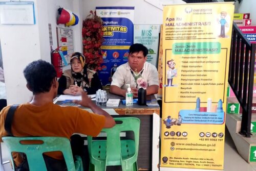 Ombudsman RI Perwakilan Aceh melakukan jemput bola dengan membuka gerai pengaduan langsung di Puskesmas Ulee Kareng Banda Aceh
