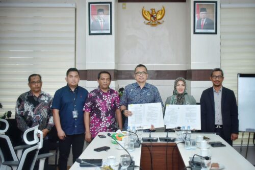 Penandatanganan MoU antara PLN UP3 Banda Aceh dengan Pemko Sabang yang bertujuan mempercepat penambahan PAD Kota Sabang, Jum'at (1/3)