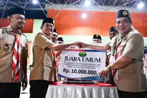 Kontingen Banda Aceh kembali berhasil mempertahankan gelar juara umum Musabaqah Tunas Ramadhan 2024