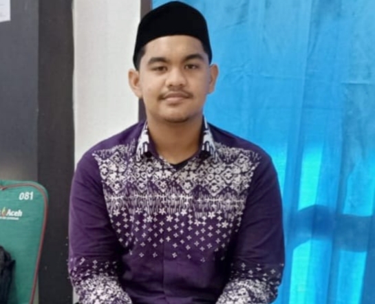 Muhammad Ikram Rizqi usai pelepasan Sabtu sore (8/6) sehari sebelum terbang. Foto: Istimewa