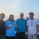 Dua atlet terbaik dari Pengprov Porlasi Aceh Kirana Wardojo dan Gregory Roger Wardojo meraih medali emas di Kejurnas dan Indonesia Open Sailing 2024. Foto: Istimewa