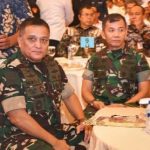 Pangdam IM Mayjen TNI Niko Fahrizal menghadiri Rakor penyelenggaraan Pilkada Serentak 2024 Wilayah Sumatera di Regale International Convention Centre (RICC), Medan, Selasa (9/7/2024). Foto: Istimewa