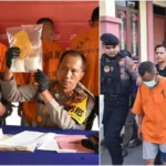 Kapolres Bireuen AKBP Jatmiko memberikan keterangan penangkapan pengedar sabu saat konferensi pers di Mapolres Bireuen, Kamis sore, 25 Juli 2024