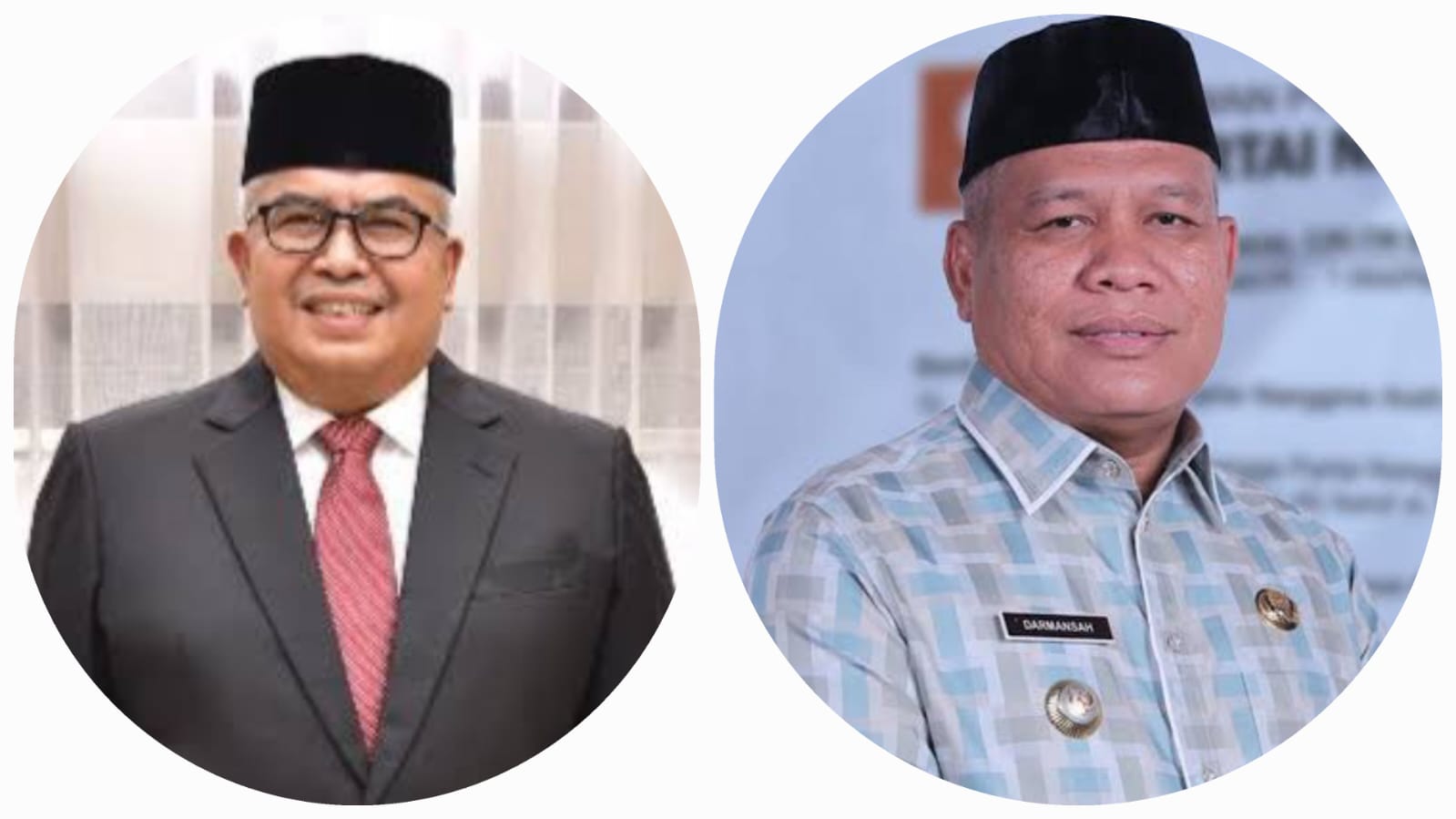 Bustami Hamzah dan Darmansah mundur dari PNS karena akan maju Pilkads 2024. (Foto: Dok. Info Aceh)