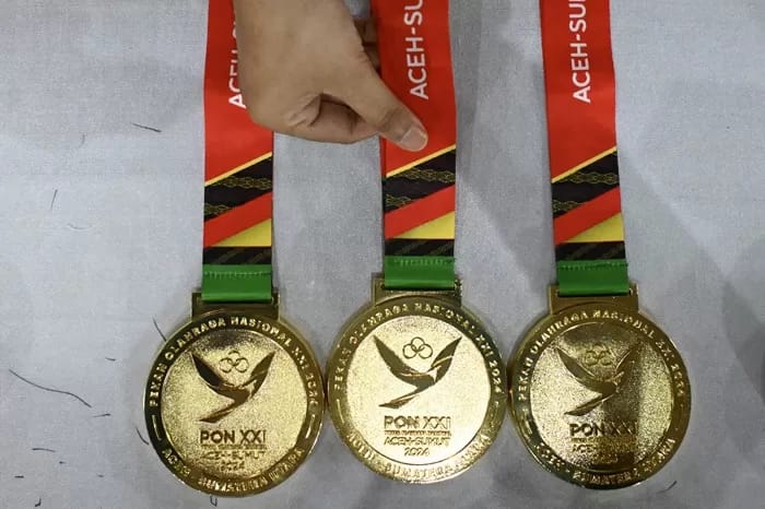 Kontingen Jawa Barat menguasai perolehan medali sementara PON XXI/2024 Aceh-Sumut, Kamis (18/9).