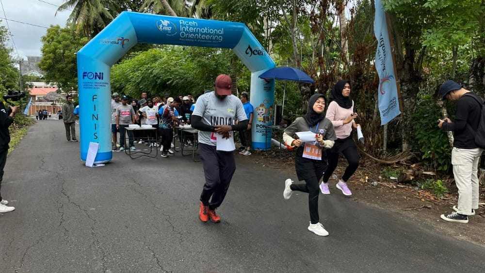 Kegiatan Aceh International Orienteering (AIO) resmi dibuka. Event sport tourism ini diikuti 150 atlet dari dari lokal hingga internasional. Foto: For Infoaceh.net