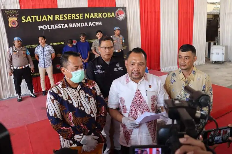 Kasat Resnarkoba, Polresta Banda Aceh AKP Rajabul Asra