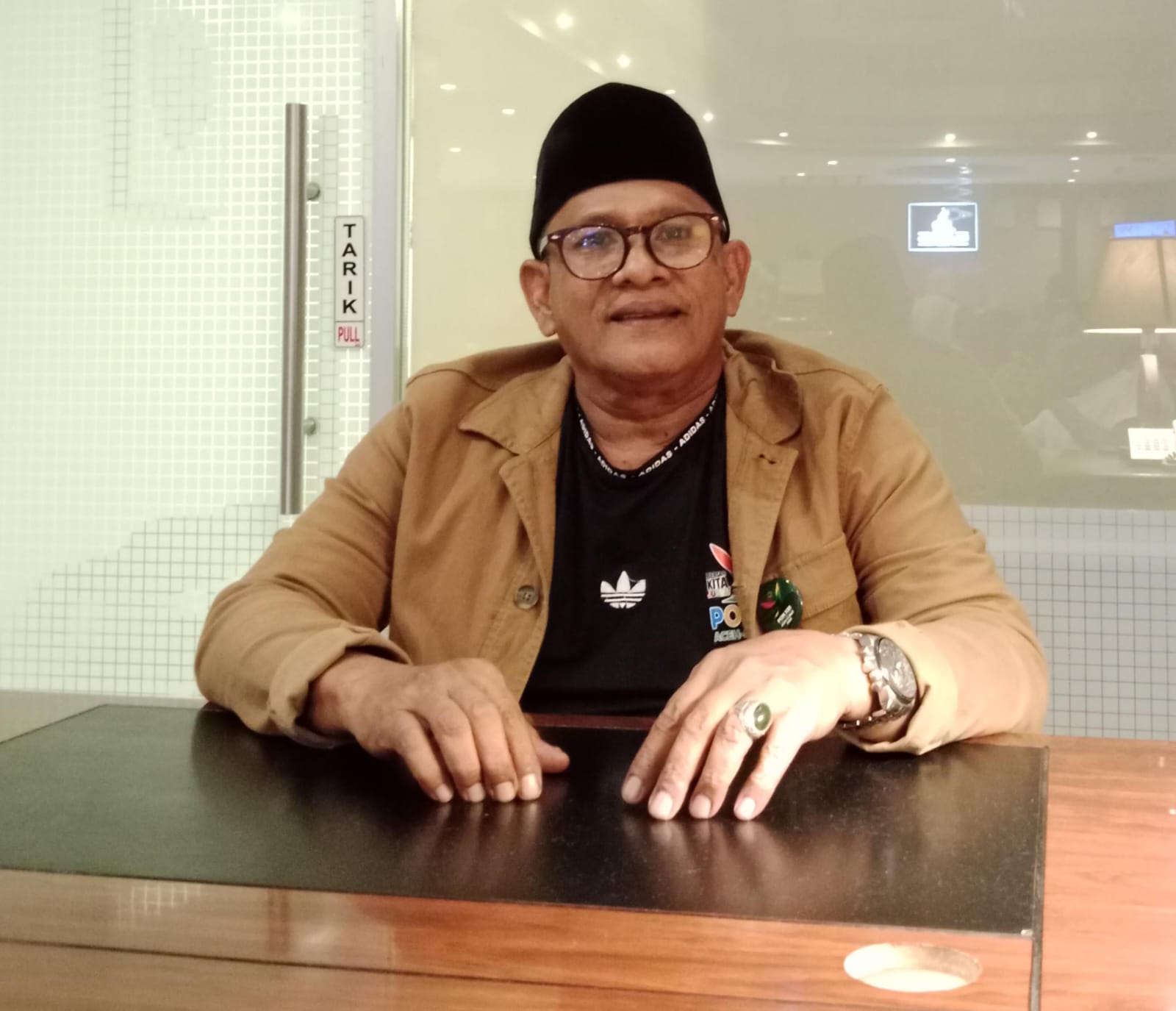 Ketua Umum DPP Persatuan Tukang Aceh (PTA) Isa Alima