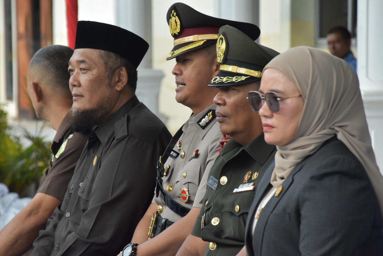 Wakil Ketua DPRK Aceh Tengah Hamdan SH hadir pada upacara Peringatan Hari Otonomi Daerah (OTDA) ke–29 Tingkat Kabupaten Aceh Tengah Tahun 2025, Senin (28/4).