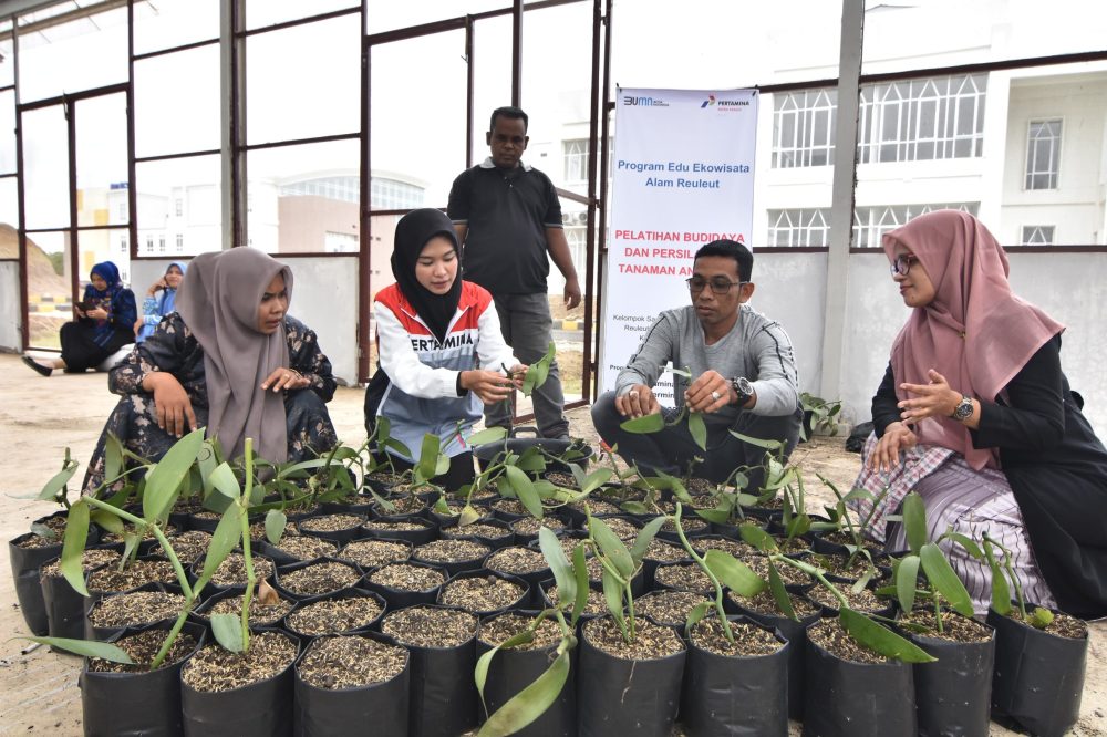 PT Pertamina Patra Niaga Regional Sumbagut Integrated Terminal Lhokseumawe menjalankan Program TJSL melalui pengembangan edu-ekowisata berbasis masyarakat di lahan Kampus Reuleut Universitas Malikussaleh (Unimal), Lhokseumawe