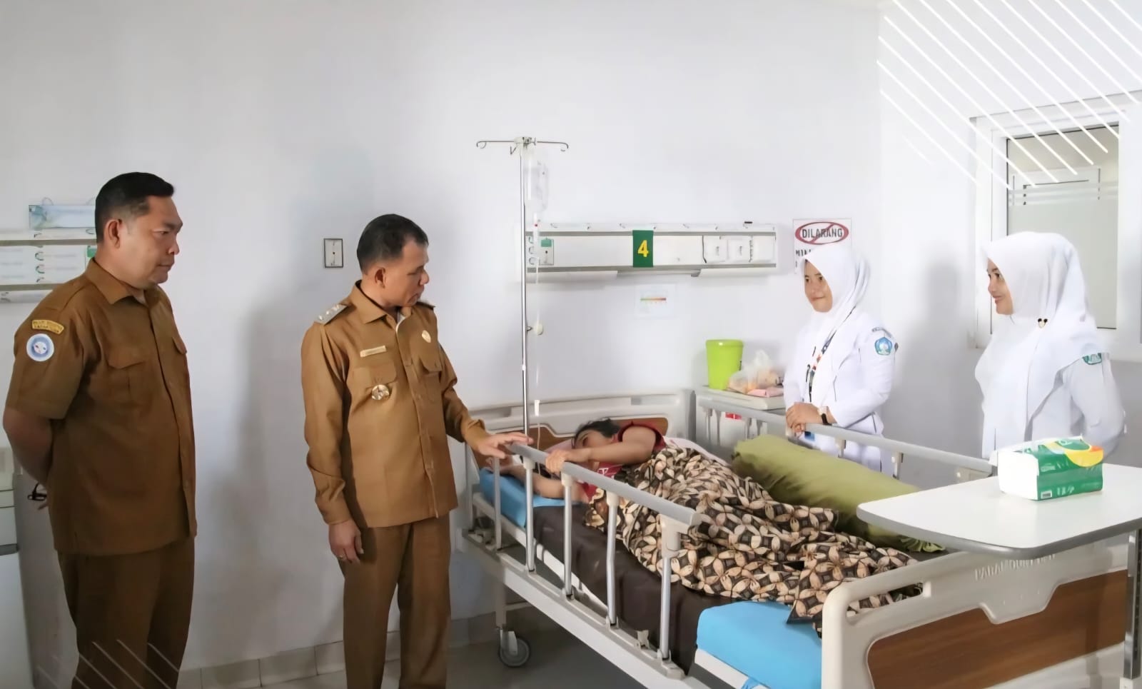 Wakil Bupati Aceh Selatan Baital Mukadis saat melakukan sidak RSUDYA Tapaktuan beberapa waktu lalu