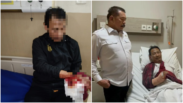 Pegawai Kejaksaan Dibacok OTK Saat Pulang ke Rumah, Urat Tangan Putus