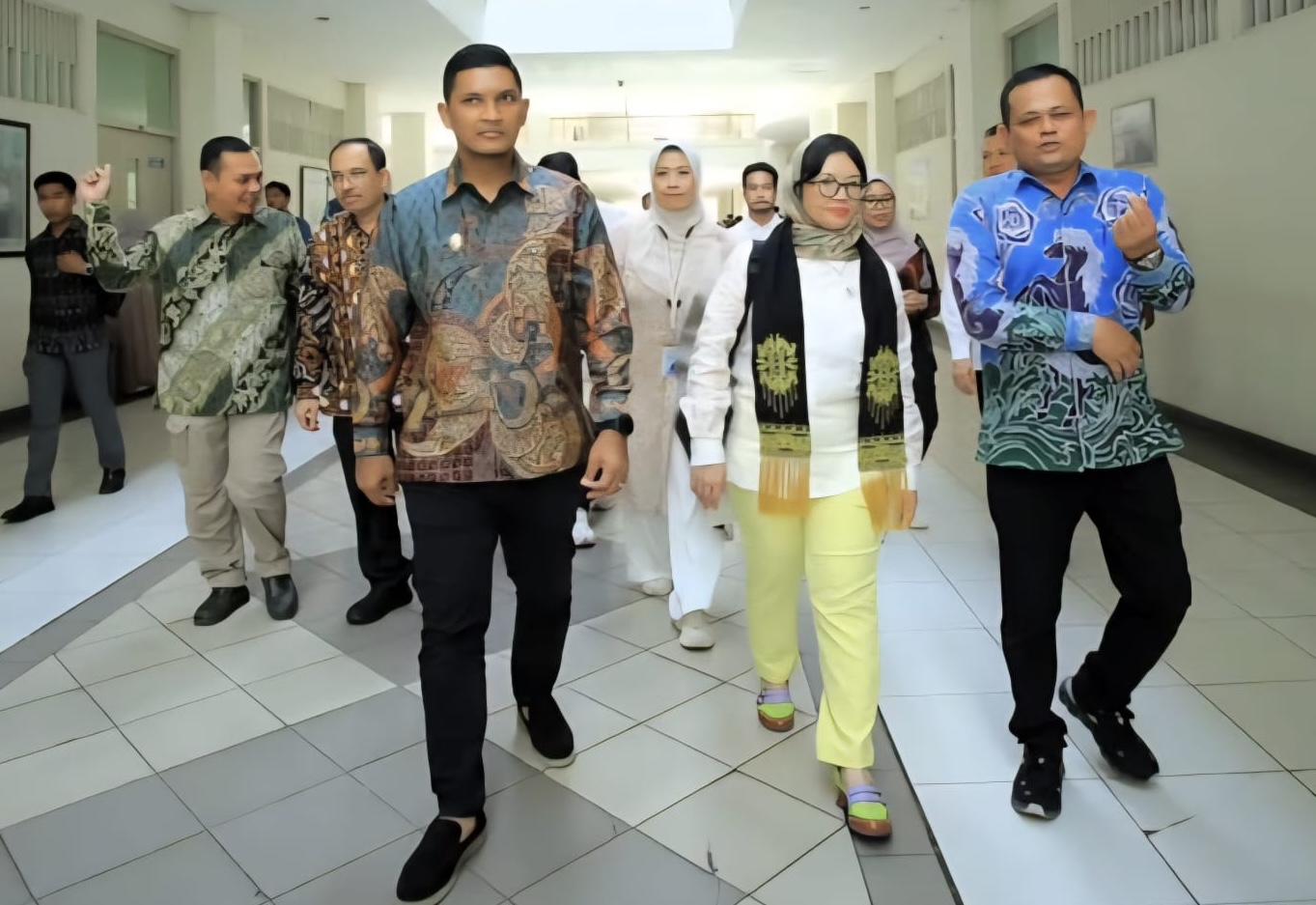Wamendikti Saintek Prof Stella Christie PhD mengunjungi kampus Politeknik Aceh, Kamis, 8 Mei 2025