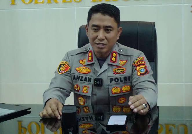 Kapolres Lhokseumawe AKBP Ahzan mengimbau masyarakat waspada terhadap modus penipuan yang catut dirinya