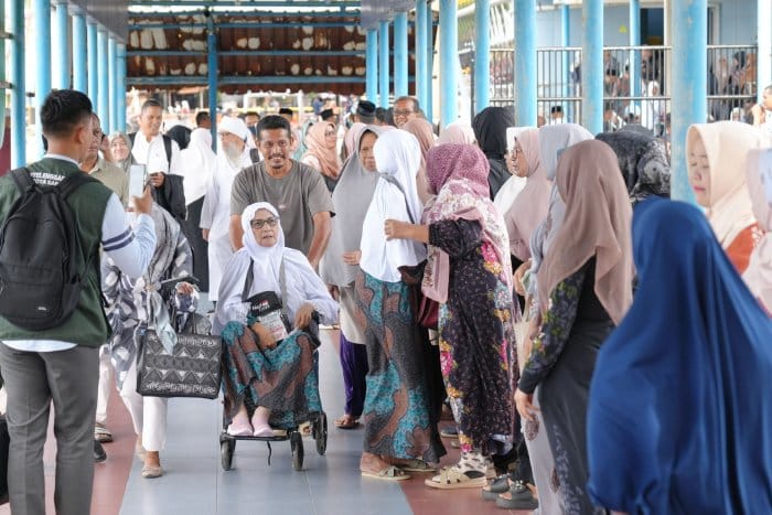 Keseluruhan jamaah calon haji asal Kota Sabang tahun ini tercatat berjumlah 19 orang, yang terbagi dalam dua kloter keberangkatan