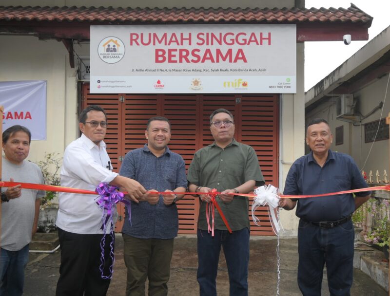 Rumah Singgah Bersama dibuka di Banda Aceh, Sabtu (24/5), diperuntukkan bagi pasien kurang mampu dari berbagai daerah di Aceh yang menjalani pengobatan rujukan di RSUDZA dan sekitarnya