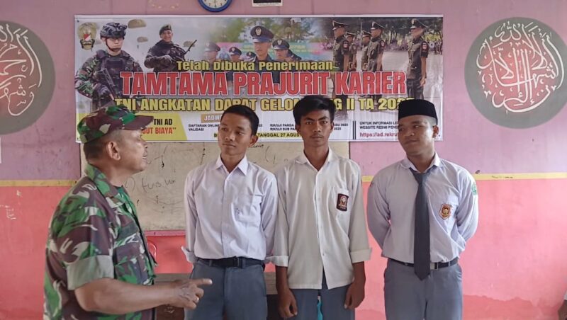 Kodam Iskandar Muda melaksanakan kampanye kreatif penerimaan Calon Bintara (Caba) dan Calon Tamtama (Cata) Prajurit Karier (PK) TNI AD Tahun 2025
